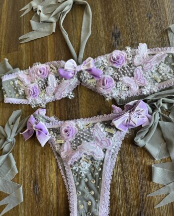 Purple & grey 2 pc set SIZE Small