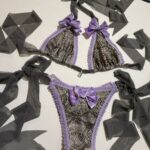 Size medium snakeskin set(low rise bikini) - Thumbnail Image 1